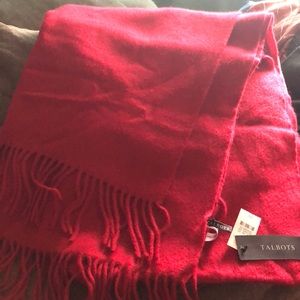 Red Cashmere scarf